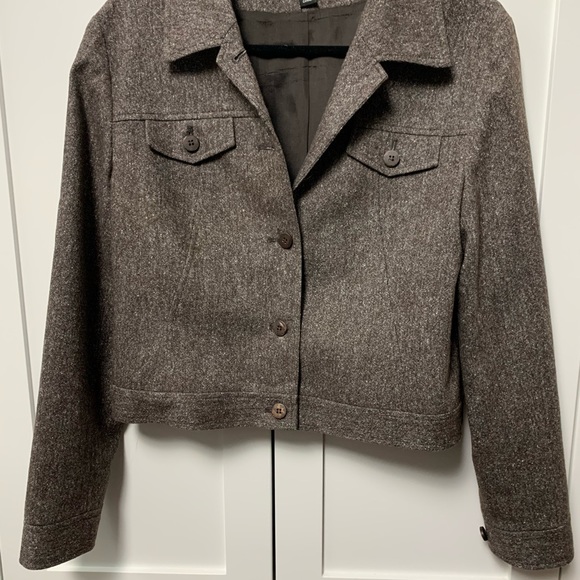 Taupe Louben jacket size 10 - Picture 1 of 2
